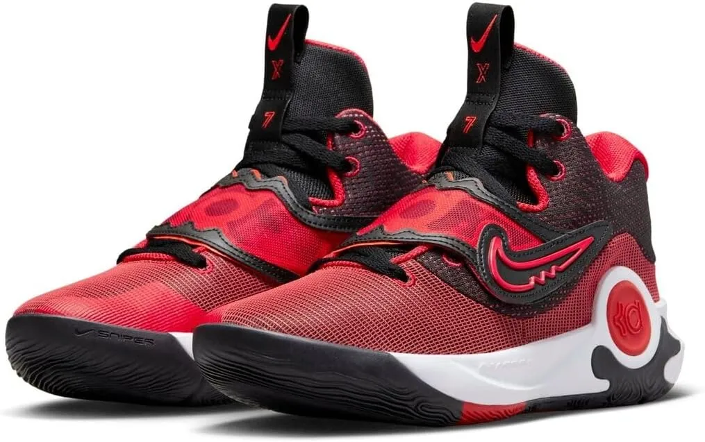 KD Trey 5 X Basketball Shoes (DD9538-006, Black/University RED-Bright Crimson)