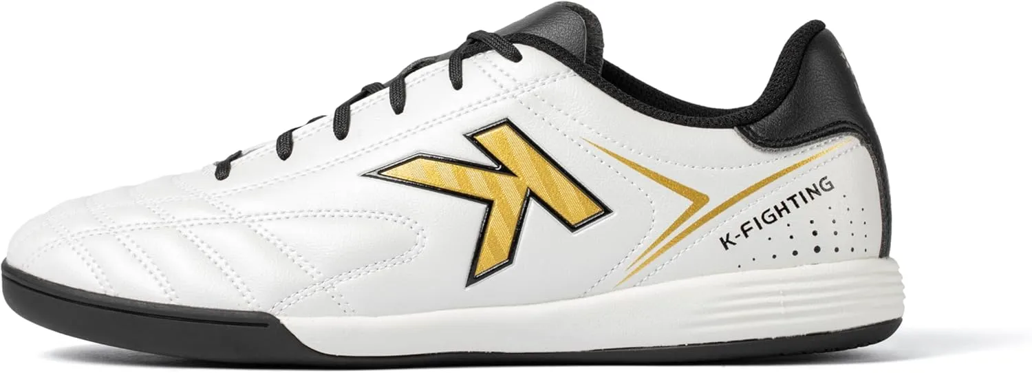 KELME Leather Indoor Soccer Shoes Futsal Turf Soccer Shoes Man Women Football Athletic Sneakers