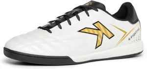 KELME Leather Indoor Soccer Shoes Futsal Turf Soccer Shoes Man Women Football Athletic Sneakers