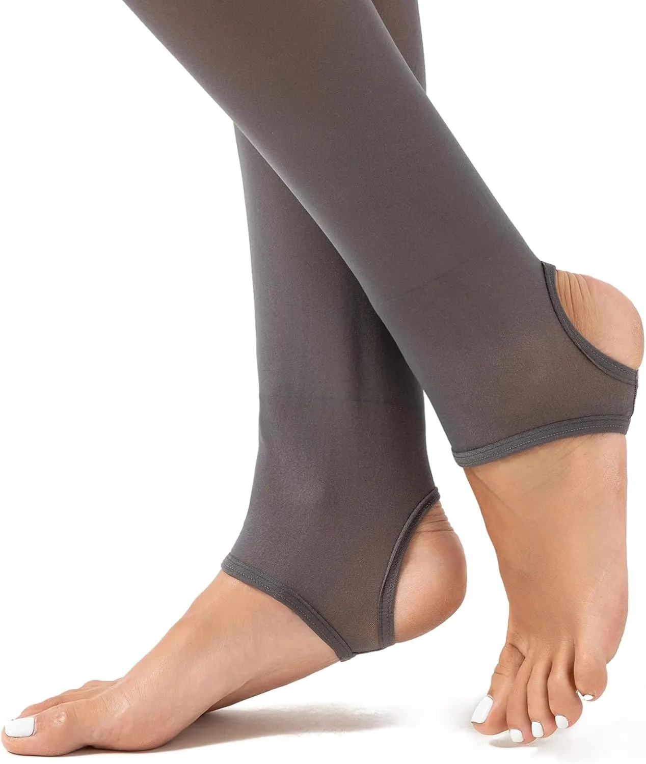 Laeyzuo Women's High Waisted Fleece Lined Leggings Pants Winter Elastic Warm Thick Tights