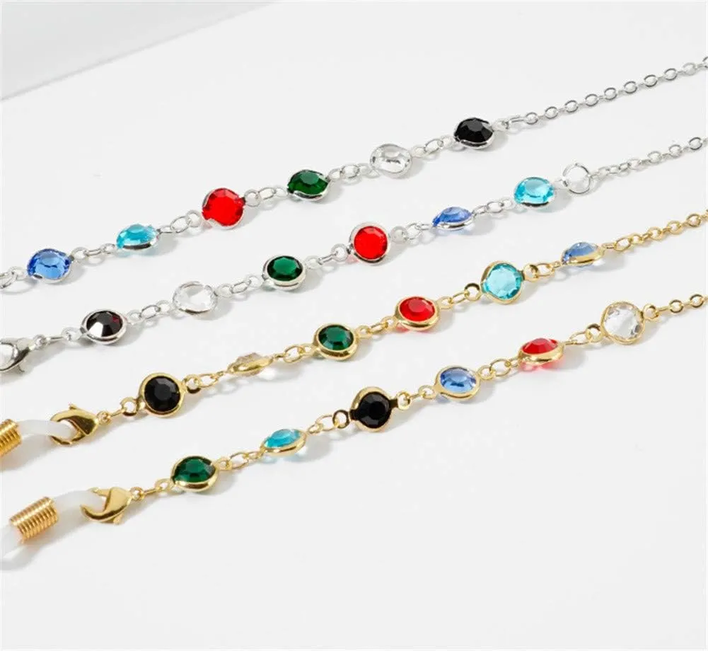 LANG XUAN Pearl Eyeglass Chains Glasses Reading Eyeglasses Holder Strap Cords Lanyards - Eyewear Retainer for Women