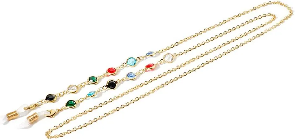 LANG XUAN Pearl Eyeglass Chains Glasses Reading Eyeglasses Holder Strap Cords Lanyards - Eyewear Retainer for Women