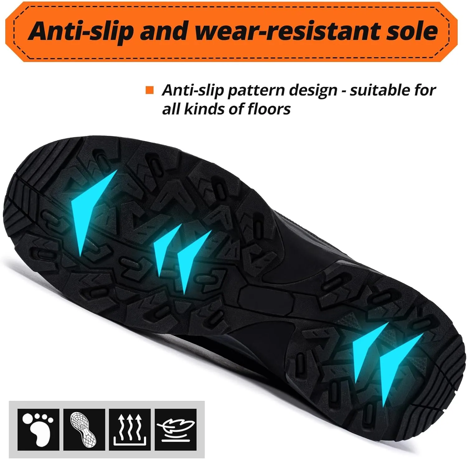 LARNMERN Steel Toe Boots for Women Lightweight Industrial Construction Boots Work Safety Shoes Hiking Boots Indestructible Shoes