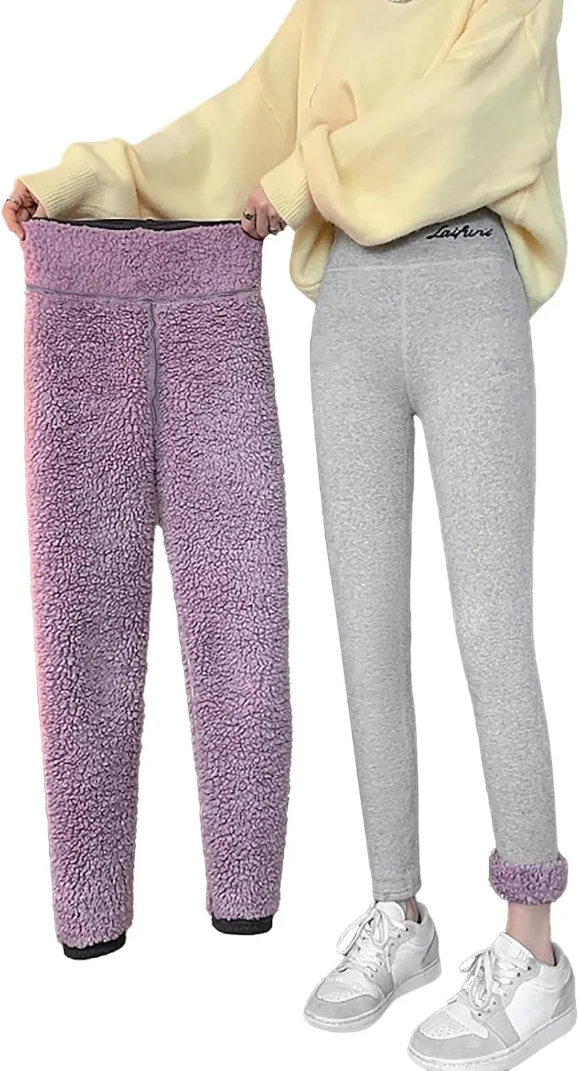 Leggings for Women Legging Tights Loose Flowy Workout Winter Warm Soft Yoga Pants Warm Pants