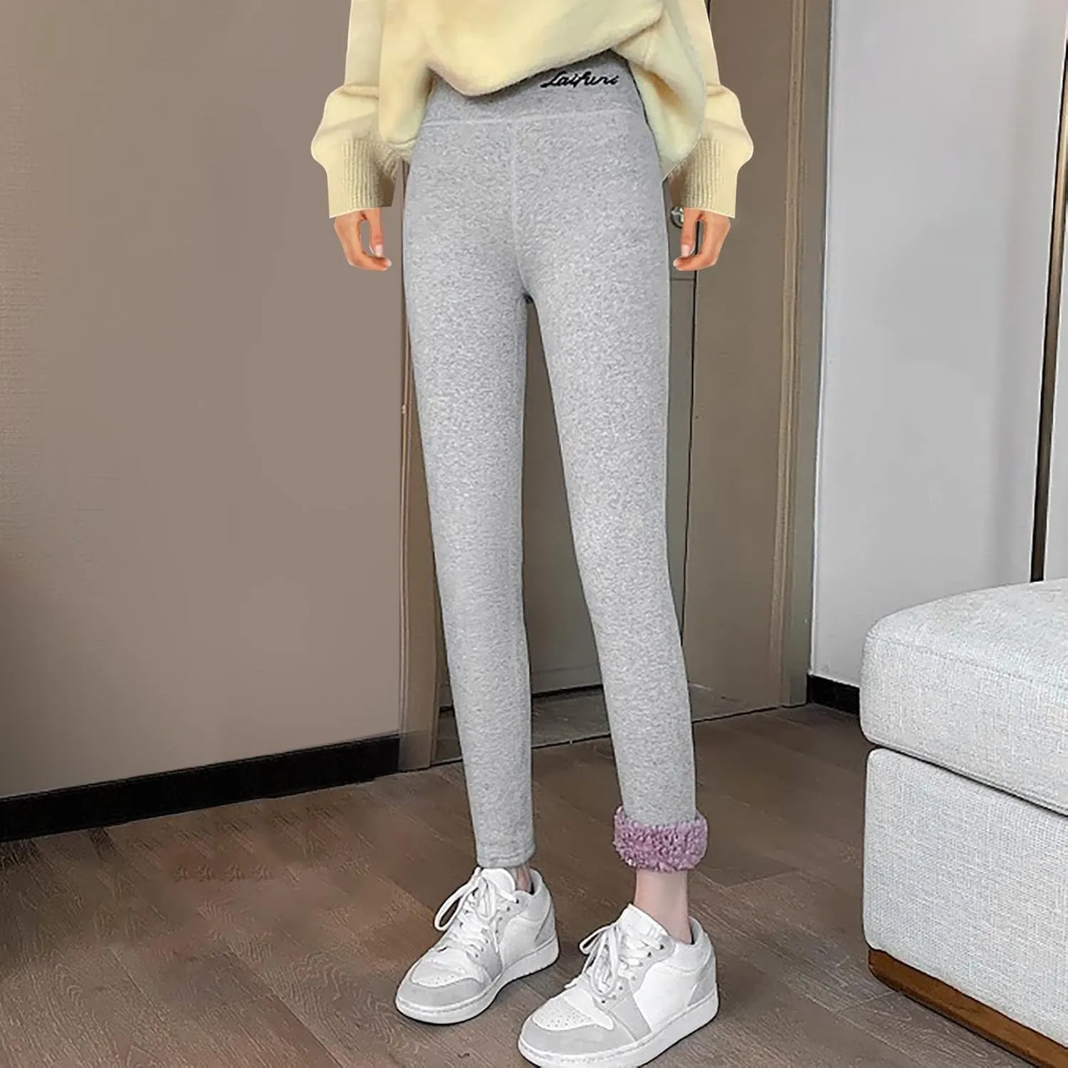 Leggings for Women Legging Tights Loose Flowy Workout Winter Warm Soft Yoga Pants Warm Pants