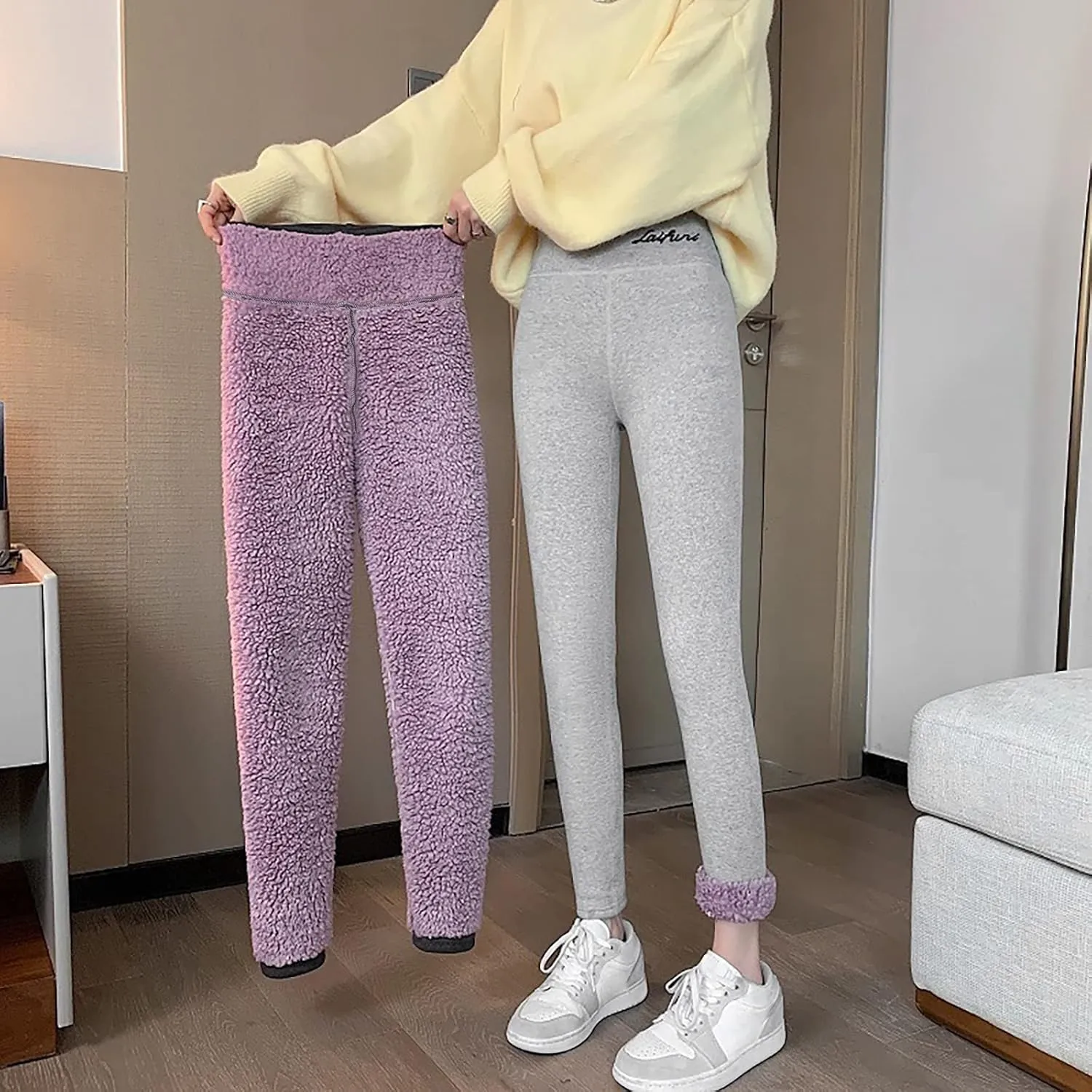 Leggings for Women Legging Tights Loose Flowy Workout Winter Warm Soft Yoga Pants Warm Pants