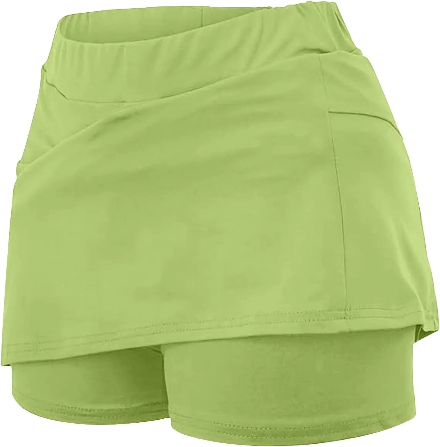 LEMONONSTORE Womens Plus Size Tennis Skirt Shorts High Waisted Tummy Control Athletic Skorts Skirts for Golf Running Workout