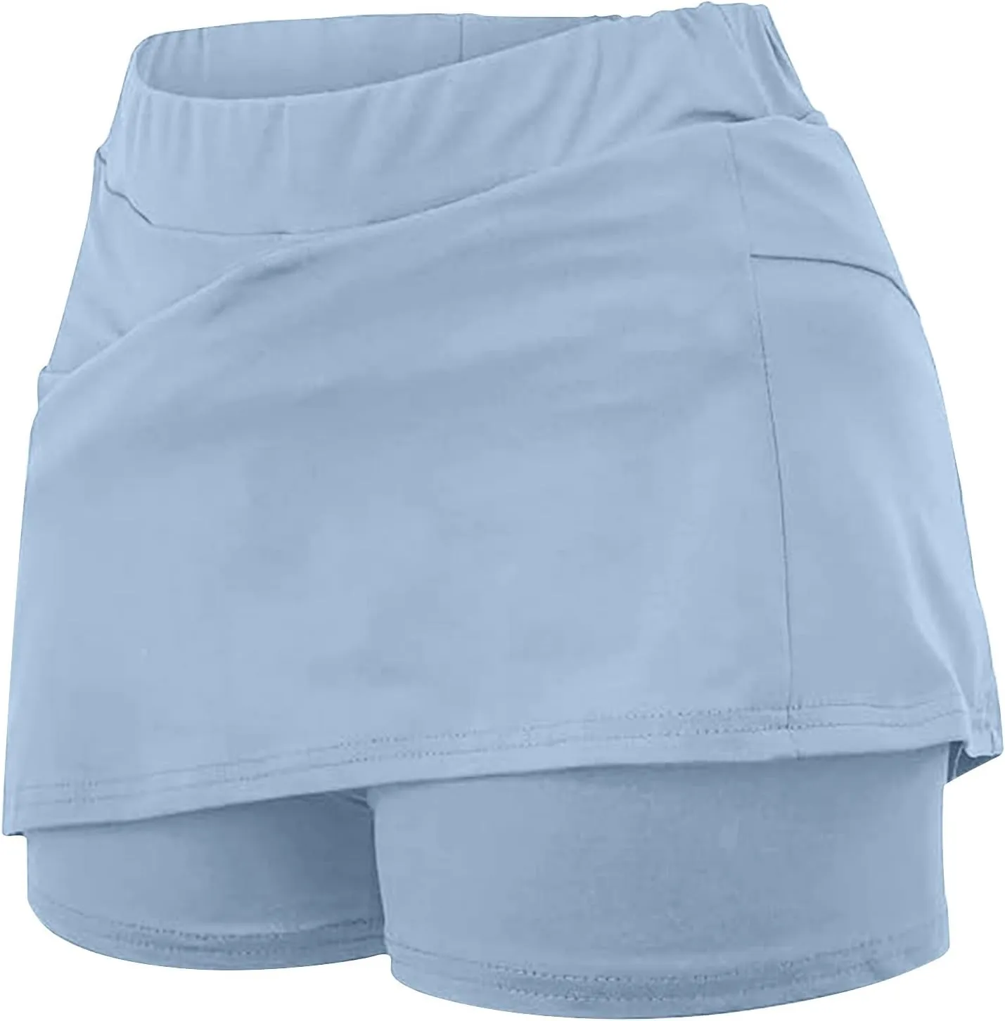 LEMONONSTORE Womens Plus Size Tennis Skirt Shorts High Waisted Tummy Control Athletic Skorts Skirts for Golf Running Workout