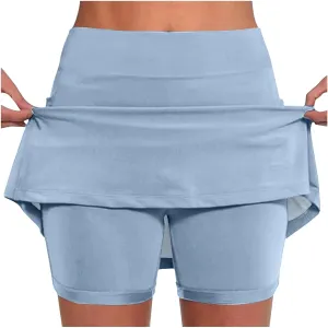 LEMONONSTORE Womens Plus Size Tennis Skirt Shorts High Waisted Tummy Control Athletic Skorts Skirts for Golf Running Workout