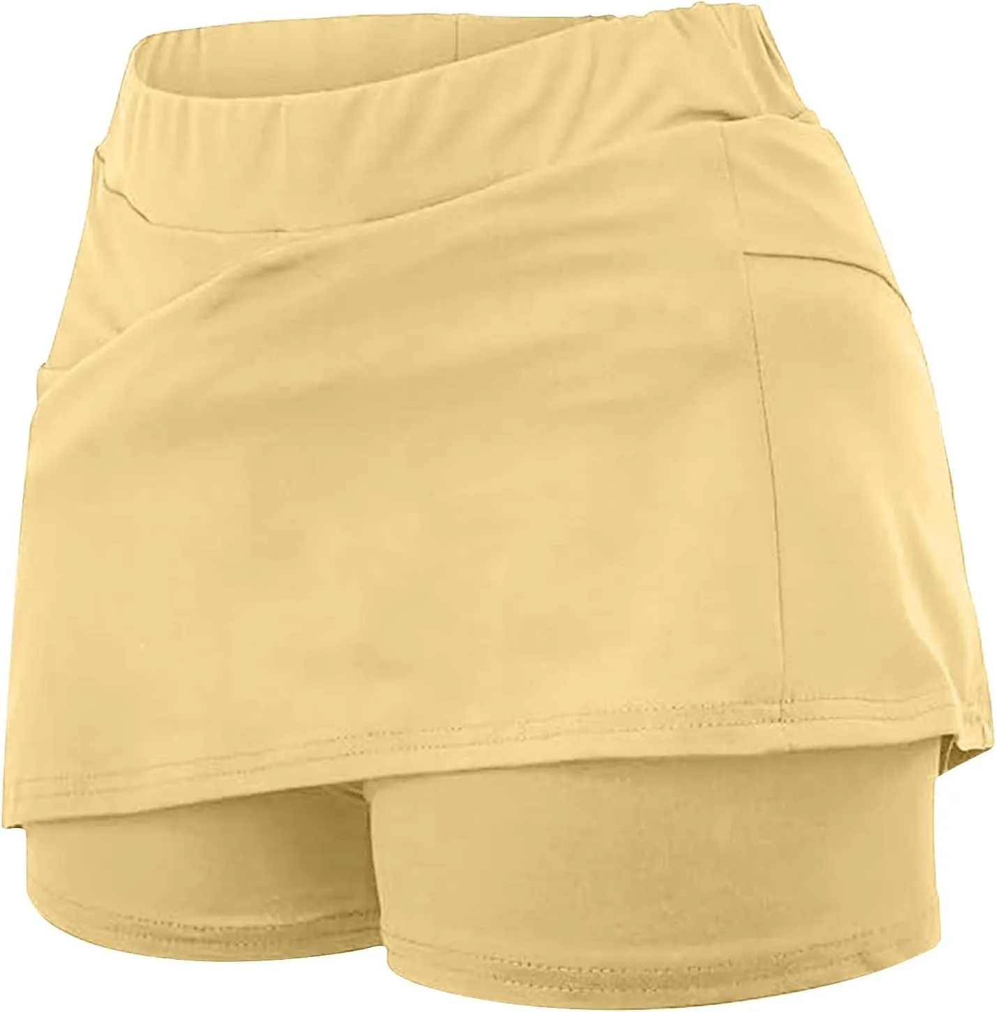 LEMONONSTORE Womens Plus Size Tennis Skirt Shorts High Waisted Tummy Control Athletic Skorts Skirts for Golf Running Workout