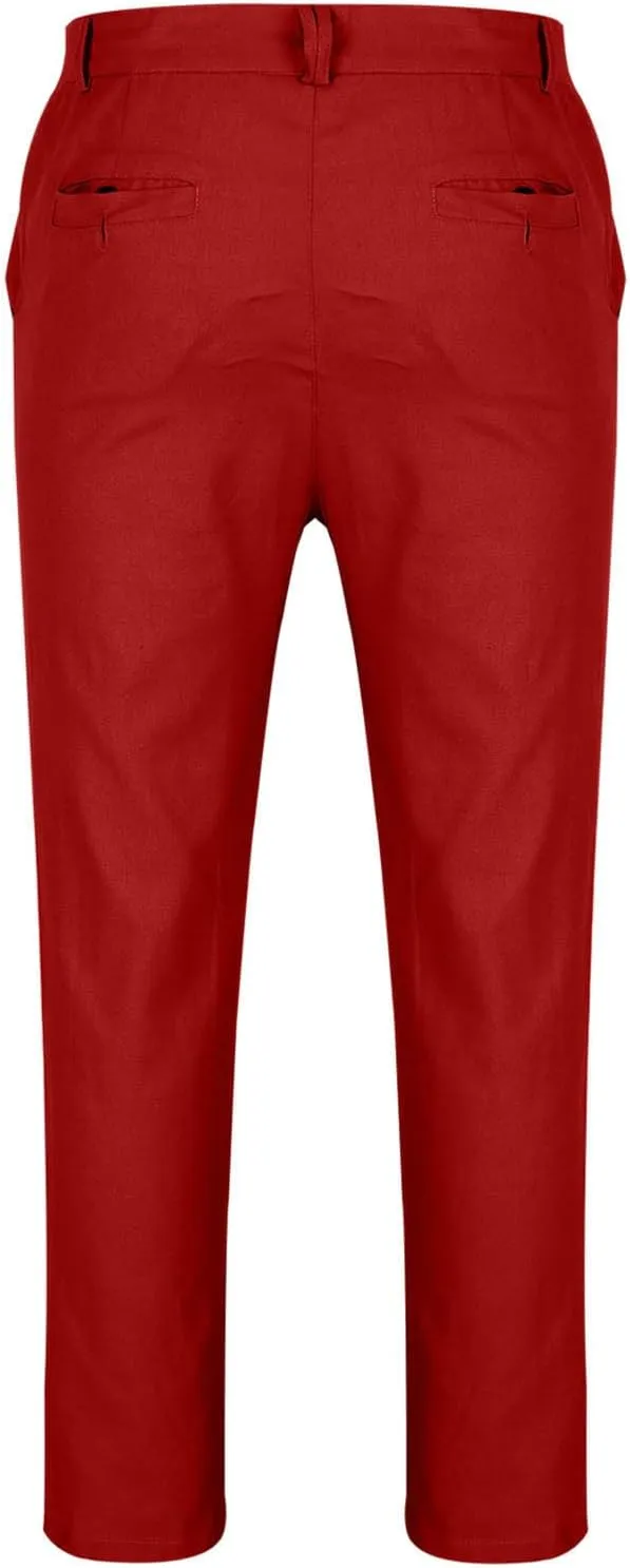 Linen Chino Pants Men Slim Fit Comfortable Breathable Stylish Business Casual Daily Office Travel Work Relaxed