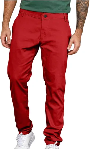 Linen Chino Pants Men Slim Fit Comfortable Breathable Stylish Business Casual Daily Office Travel Work Relaxed
