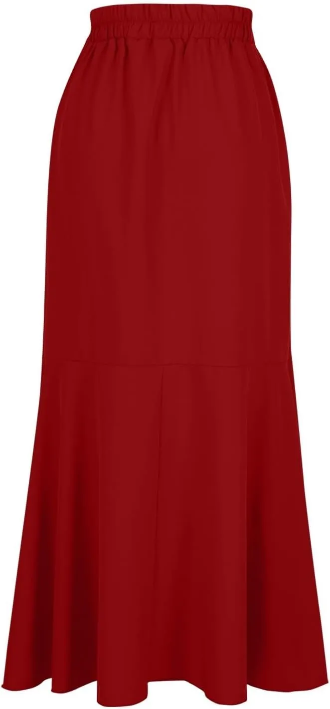 Loose Fit Skorts for Women Maxi Long Elegant Wrap High Cut Criss Cross Skort Women 2025