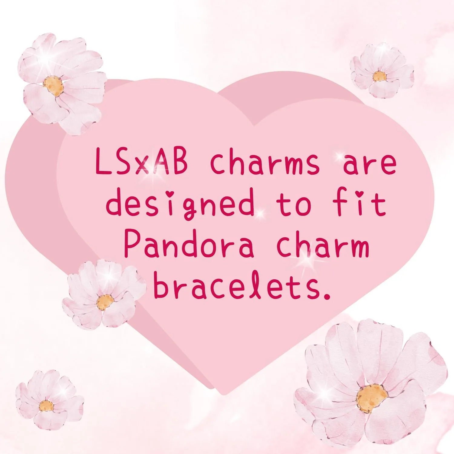 Lucky Clover Heart Charm for Bracelets Necklaces Pendants Rose Gold Silver Two tone Lucky Charm Bead gift bead for Women Family Sister Wife