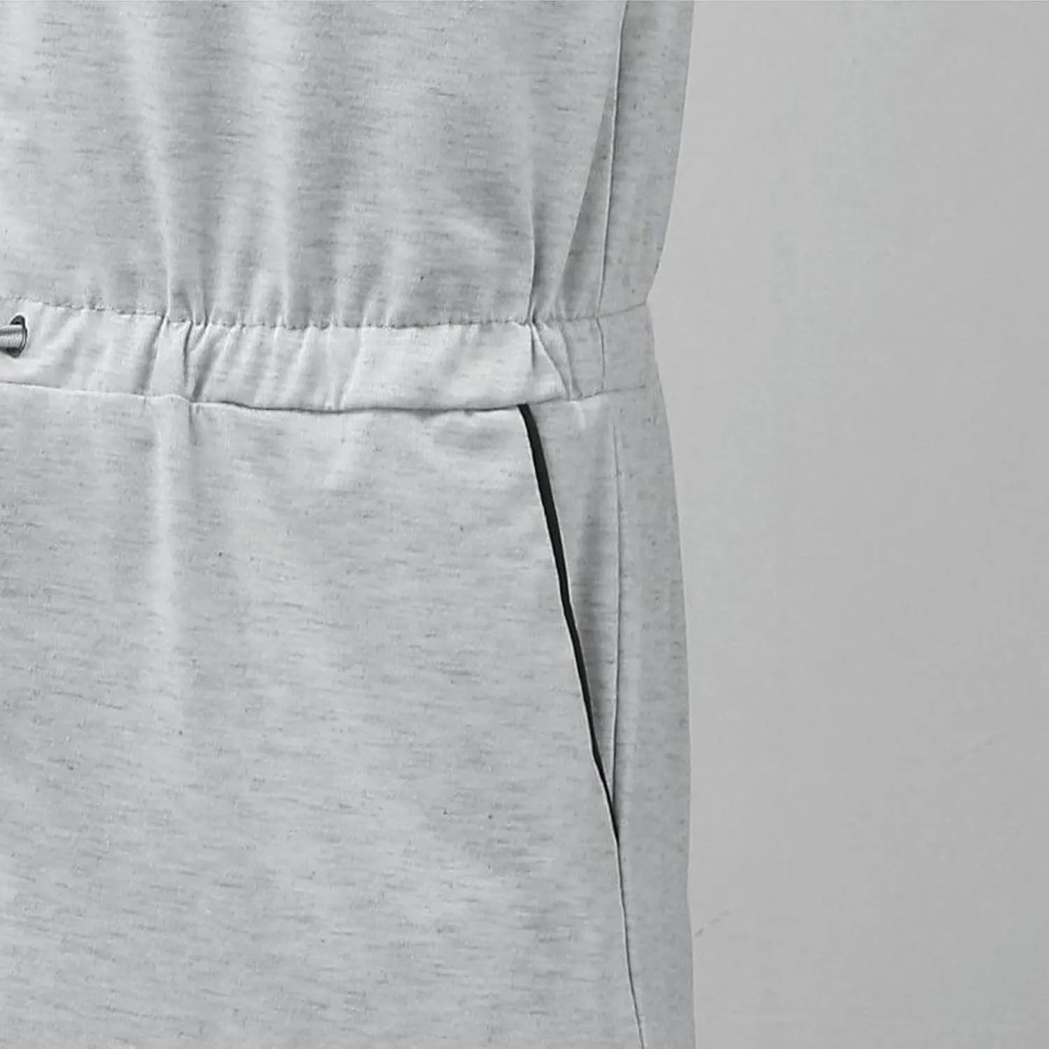 Lu's Chic Men's Summer Onesies Romper Zip Up Rompers Tank Short Sleeveless Thin Soft Casual Hooded Playsuit