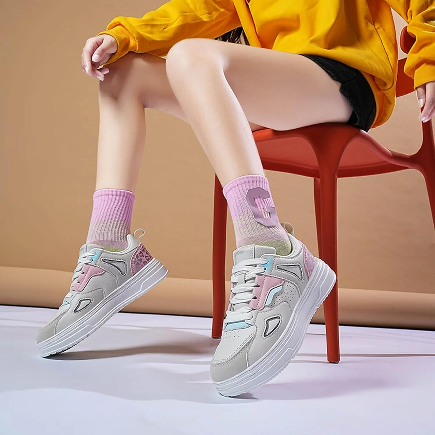 Men Women Lace up Fashion Lightweight Casual Skateboarding Shoes Tennis Shoes Basketball Shoes