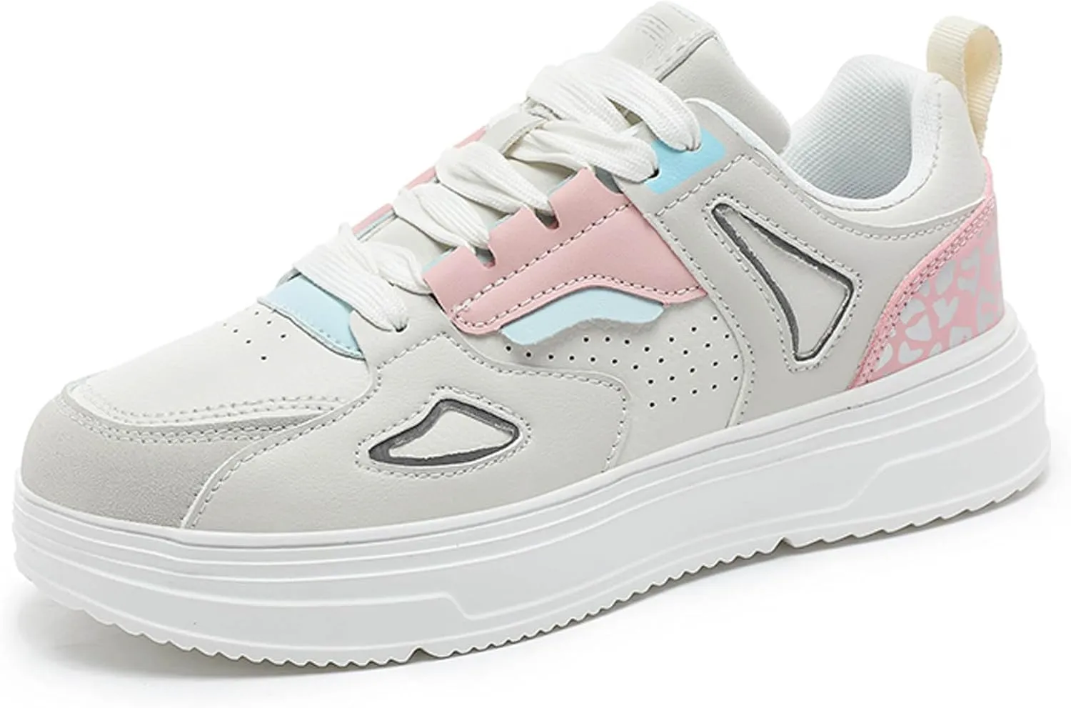 Men Women Lace up Fashion Lightweight Casual Skateboarding Shoes Tennis Shoes Basketball Shoes