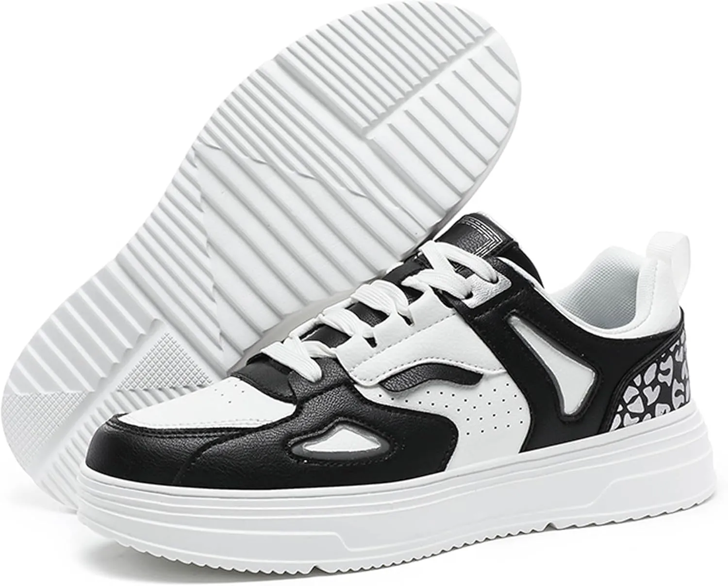 Men Women Lace up Fashion Lightweight Casual Skateboarding Shoes Tennis Shoes Basketball Shoes