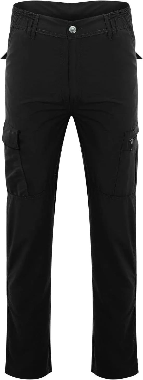 Mencomfy Cargo Pants, Pants for Men Relaxed Fit Waterproof Ripstop Tactic Outdoor Hiking Work Stretch Trousers