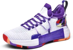 Men's Basketball Shoes are Breathable Lightweight Anti Slip Wear-Resistant Sports Training Boots