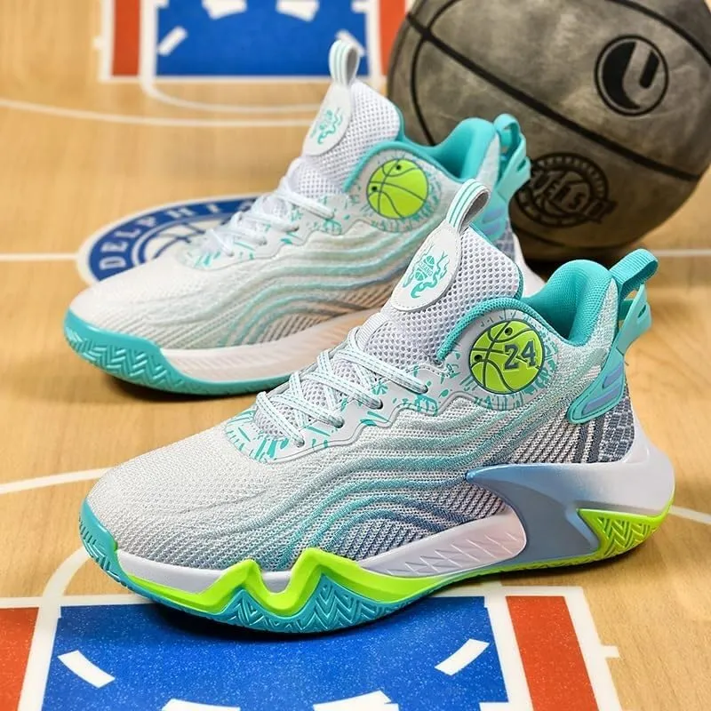 Men's Basketball Shoes with Breathable Lightweight Non Slip Mesh for Outdoor Training
