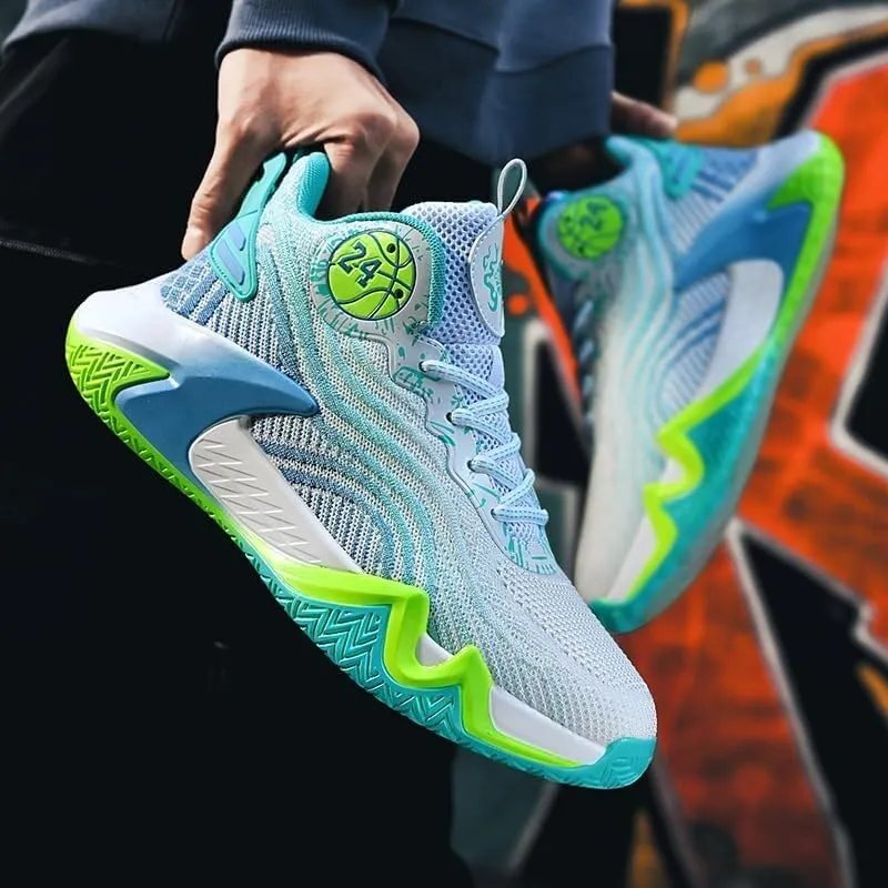 Men's Basketball Shoes with Breathable Lightweight Non Slip Mesh for Outdoor Training
