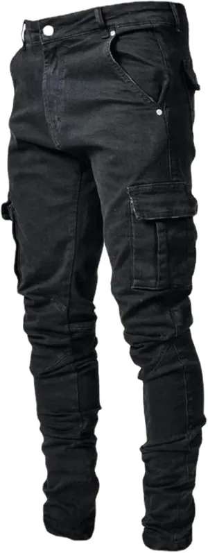 Mens Cargo Sweatpants Relaxed Tooling Multi-pocket Men's Color Men's pants Hiking Sweatpants Casual Athletic Jogger