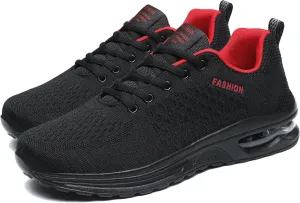 Men's Running Shoes Lightweight Non Slip Walking Tennis Shoes Athletic Workout Gym Cross Training Sneakers