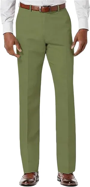 Mens Slim Fit Dress Pants Business Casual Golf Chino Pants Stretch Pleated Slacks Relaxed Work Suit Pants Trousers