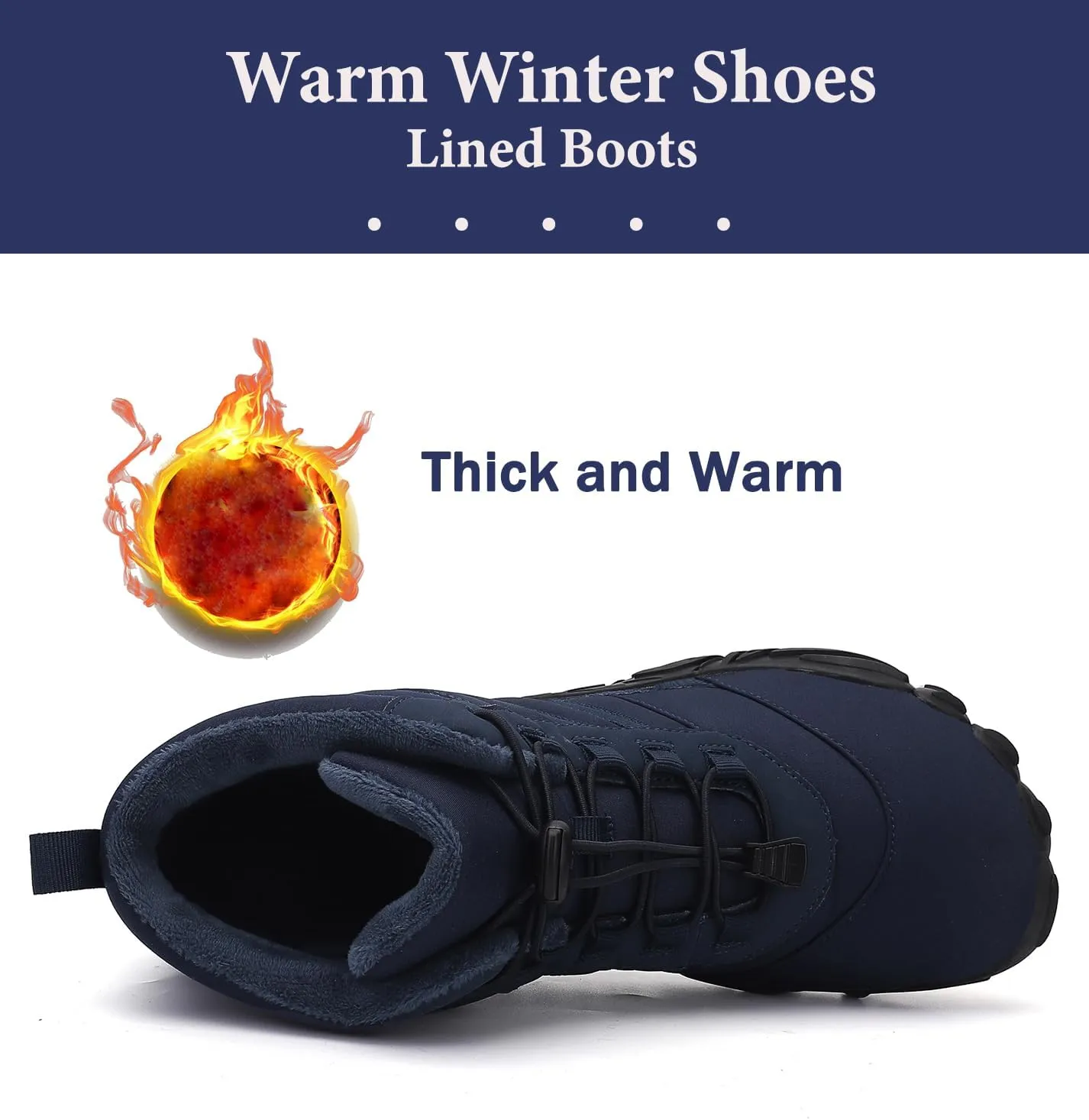 Mnplciea Barefoot Shoe Men Women Minimalist Trail Running Barefoot Sneakers Waterproof Hi-top Hiking Boots Wide Toe Box Cross Training Shoes Zero Drop Sole