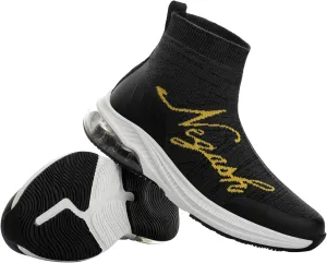 Negash Fashion Sneakers for Men Breathable Sock Shoes for Men Casual Slip On Walking Sneakers Lightweight Running Shoes
