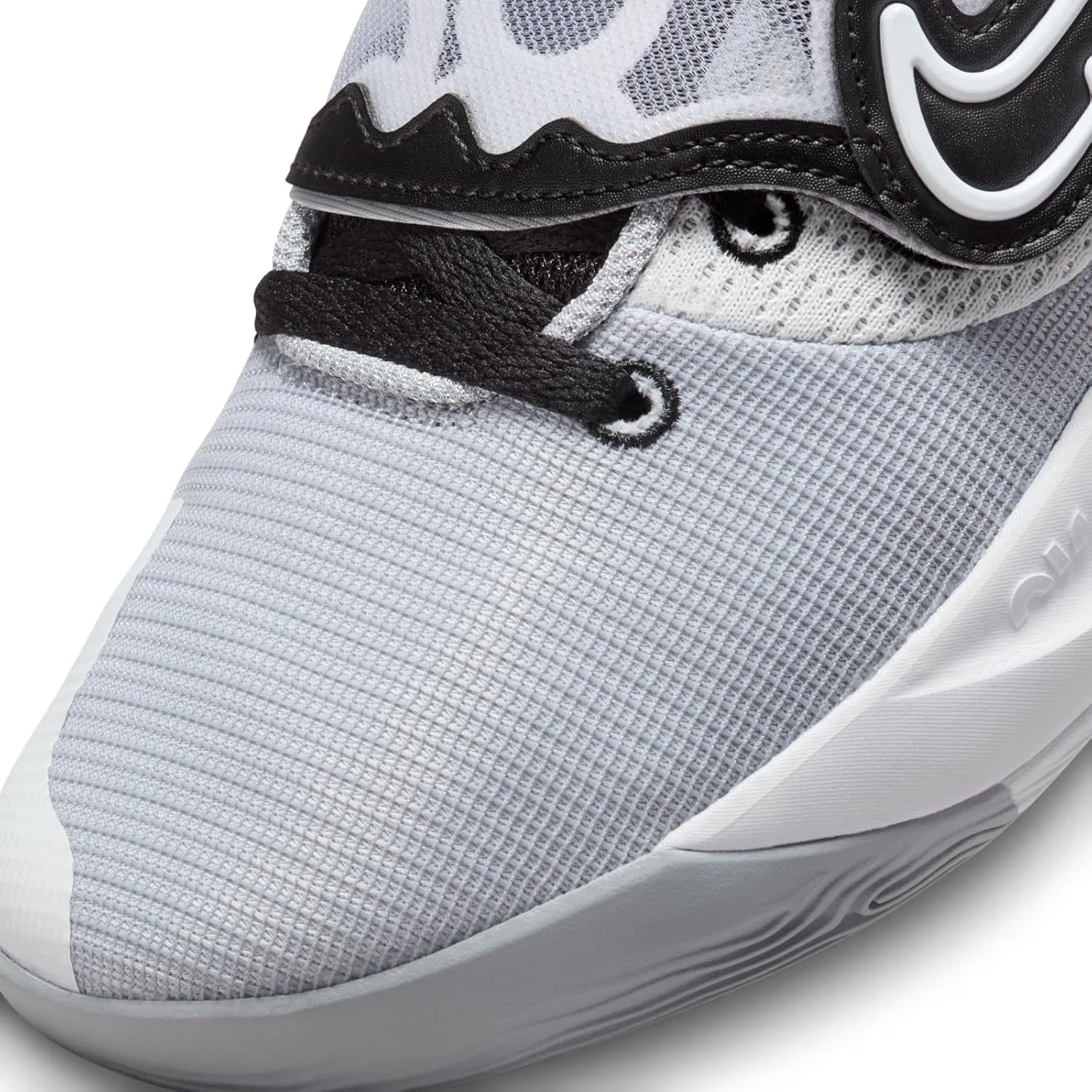 Nike KD Trey 5 X Basketball Shoes (DD9538-102, White/Black/Wolf Grey/White)