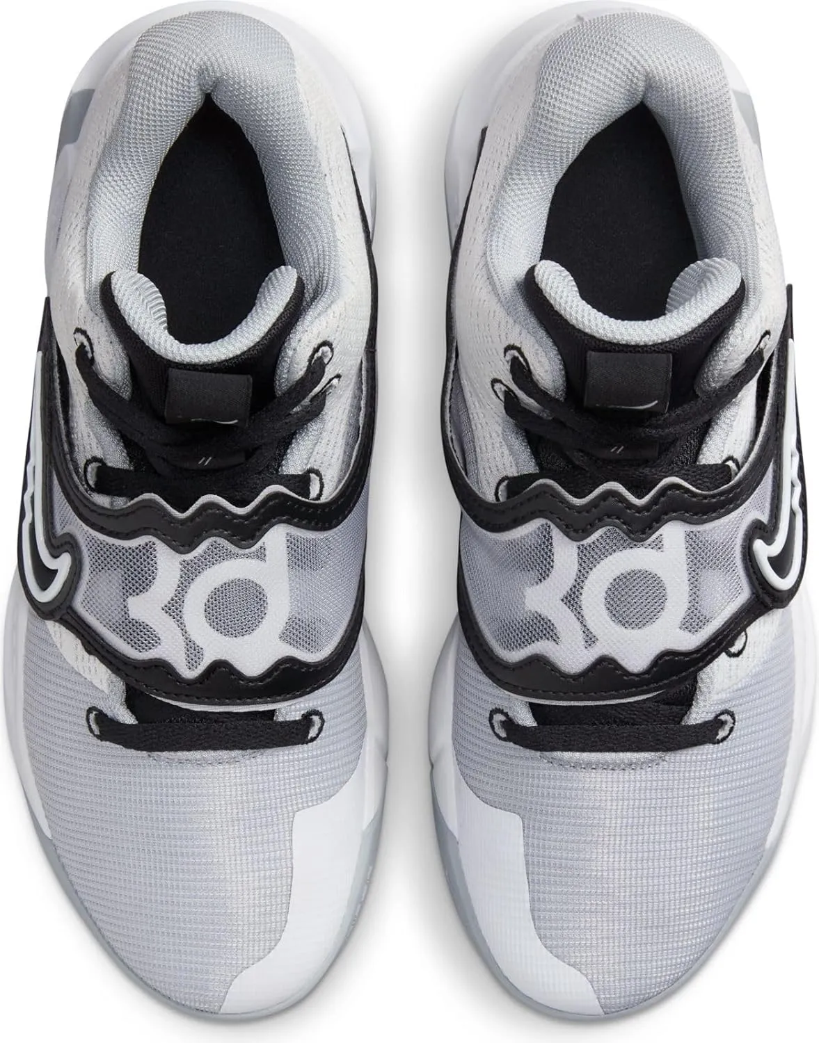 Nike KD Trey 5 X Basketball Shoes (DD9538-102, White/Black/Wolf Grey/White)