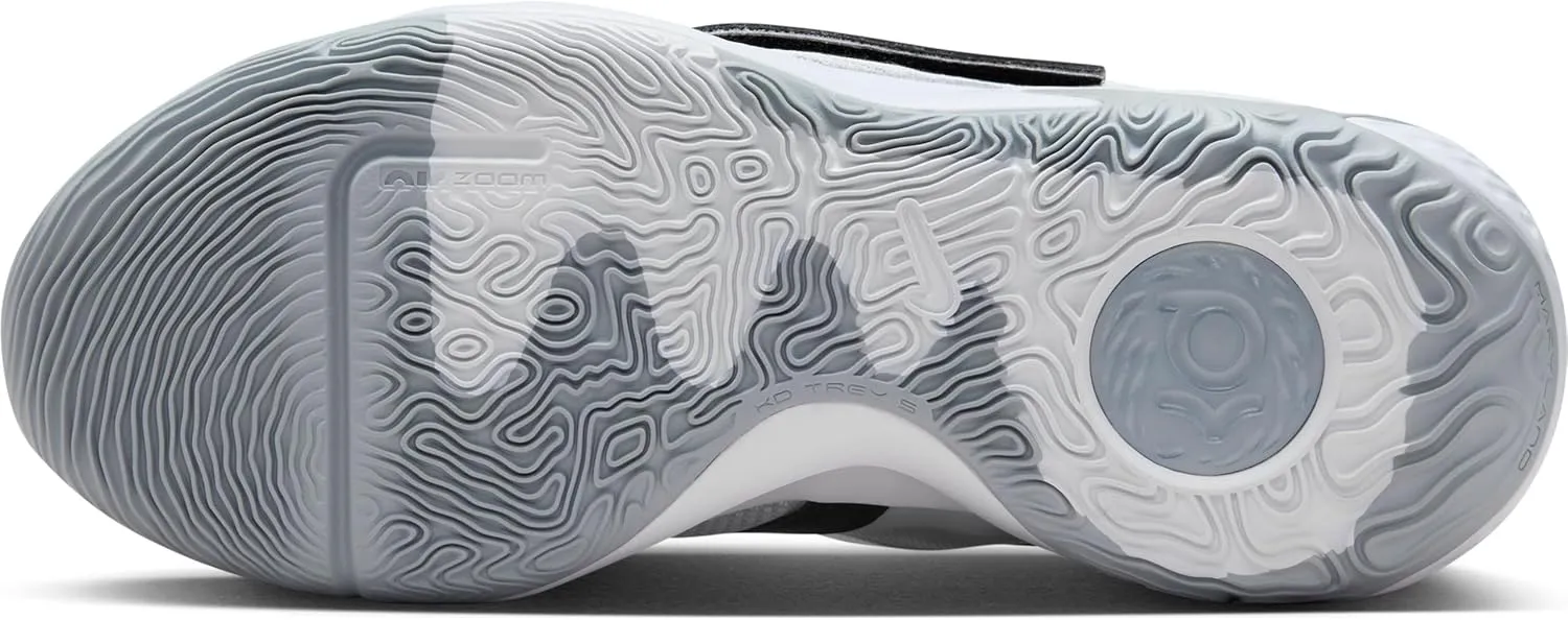 Nike KD Trey 5 X Basketball Shoes (DD9538-102, White/Black/Wolf Grey/White)