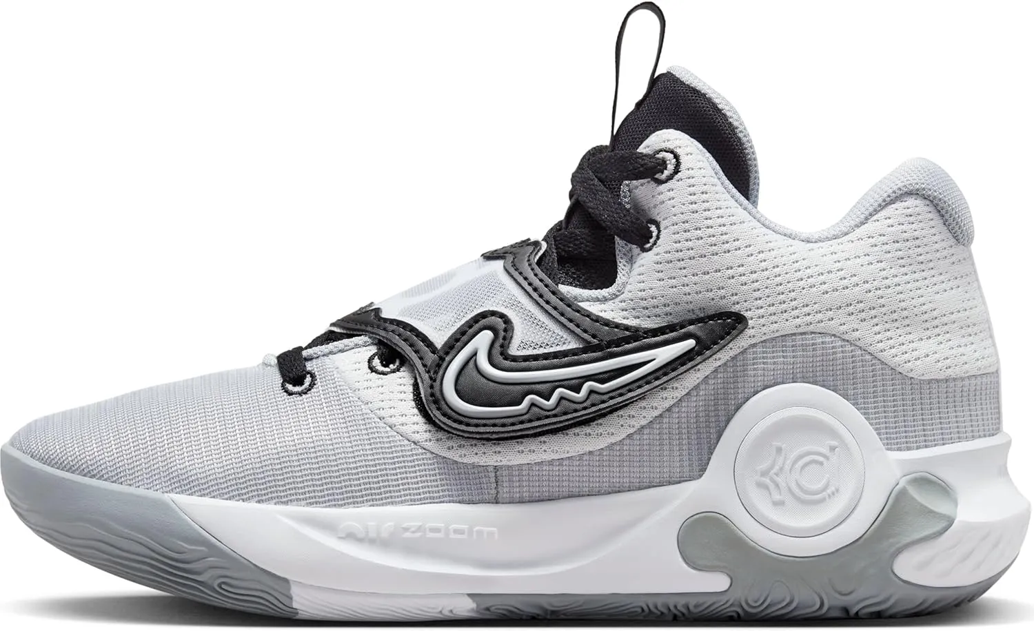 Nike KD Trey 5 X Basketball Shoes (DD9538-102, White/Black/Wolf Grey/White)