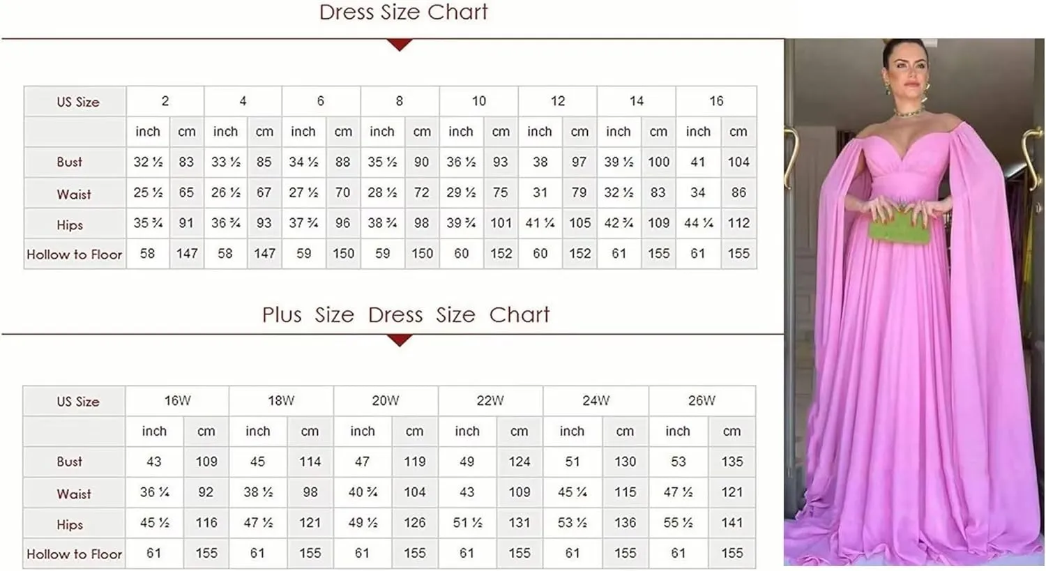 Off Shoulder Prom Dresses with Cape Sleeve Chiffon V Neck Bridesmaid Dress for Women