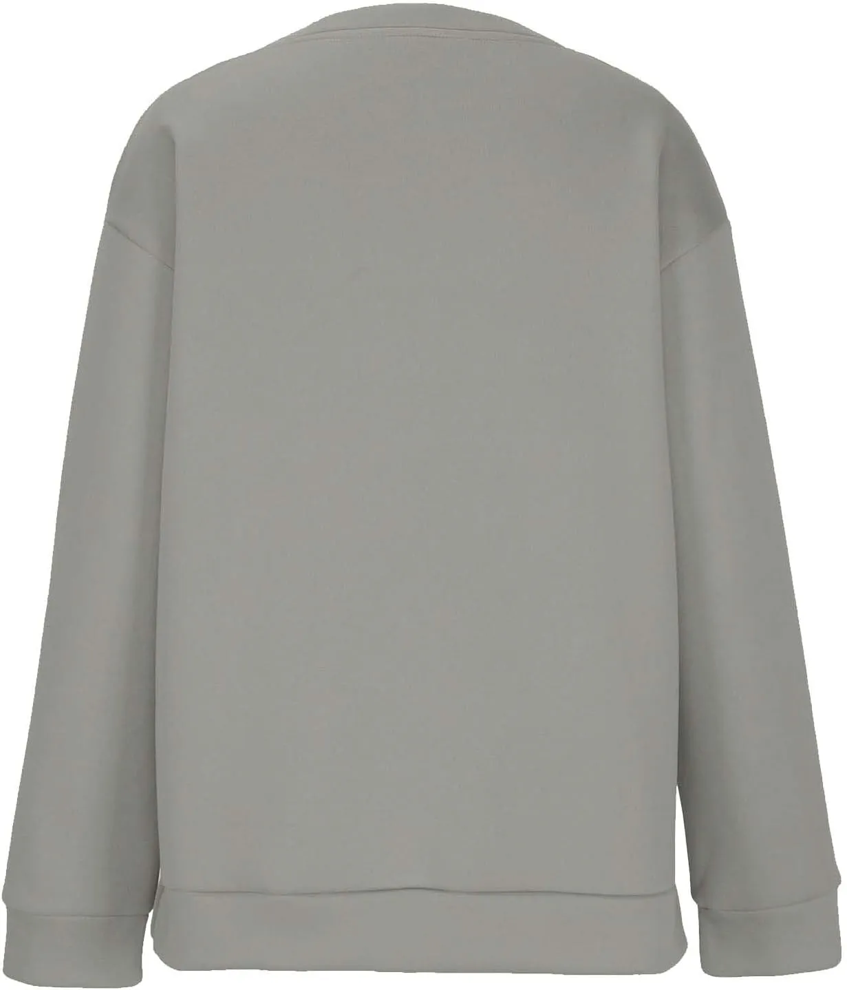 Oversized Crewneck Sweatshirt Women Side Slit Long Sleeve Fleece Pullover Tops Soft Cozy Plain Hoodie Preppy Clothes