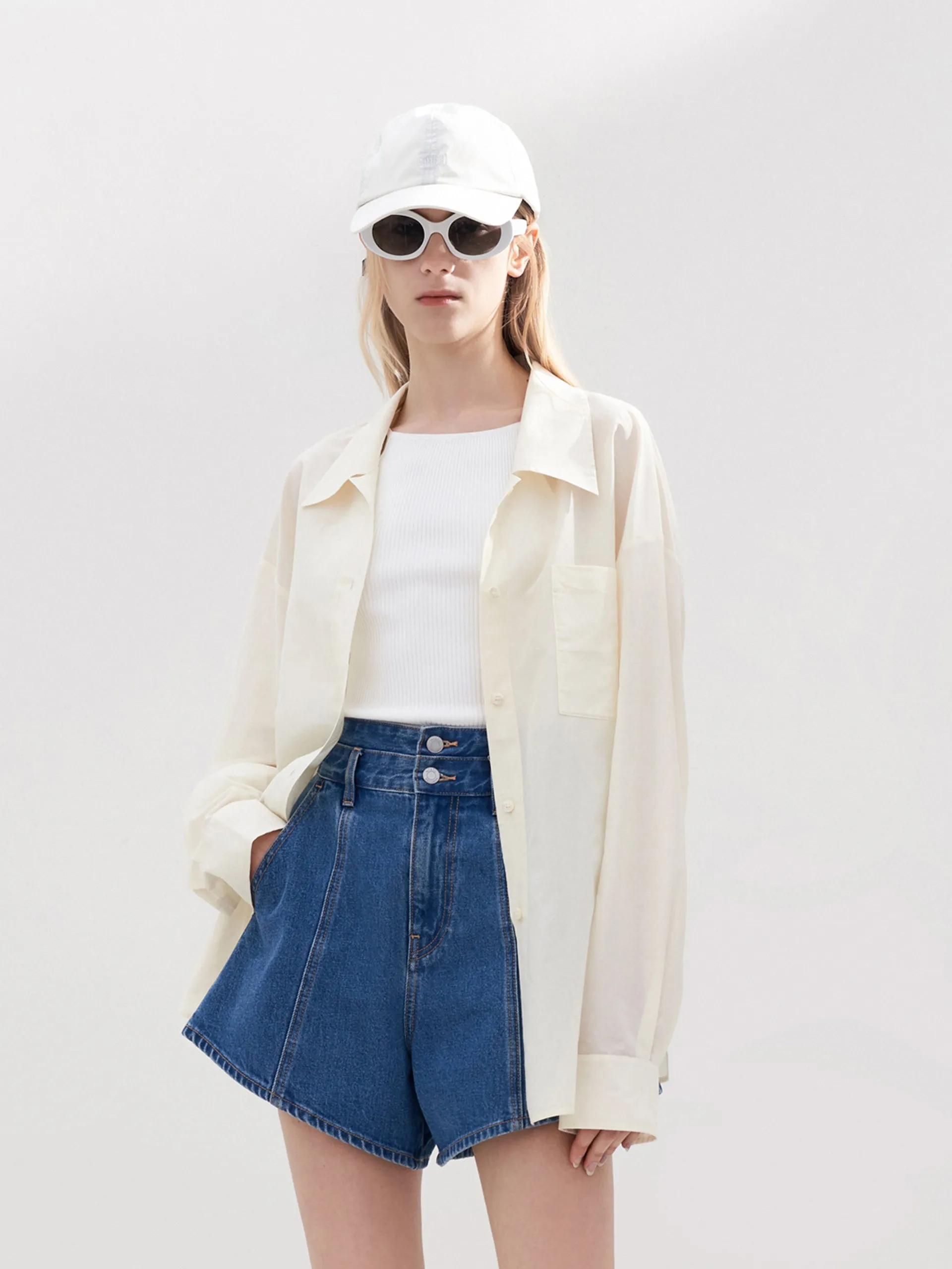 Oversized Split Shirt