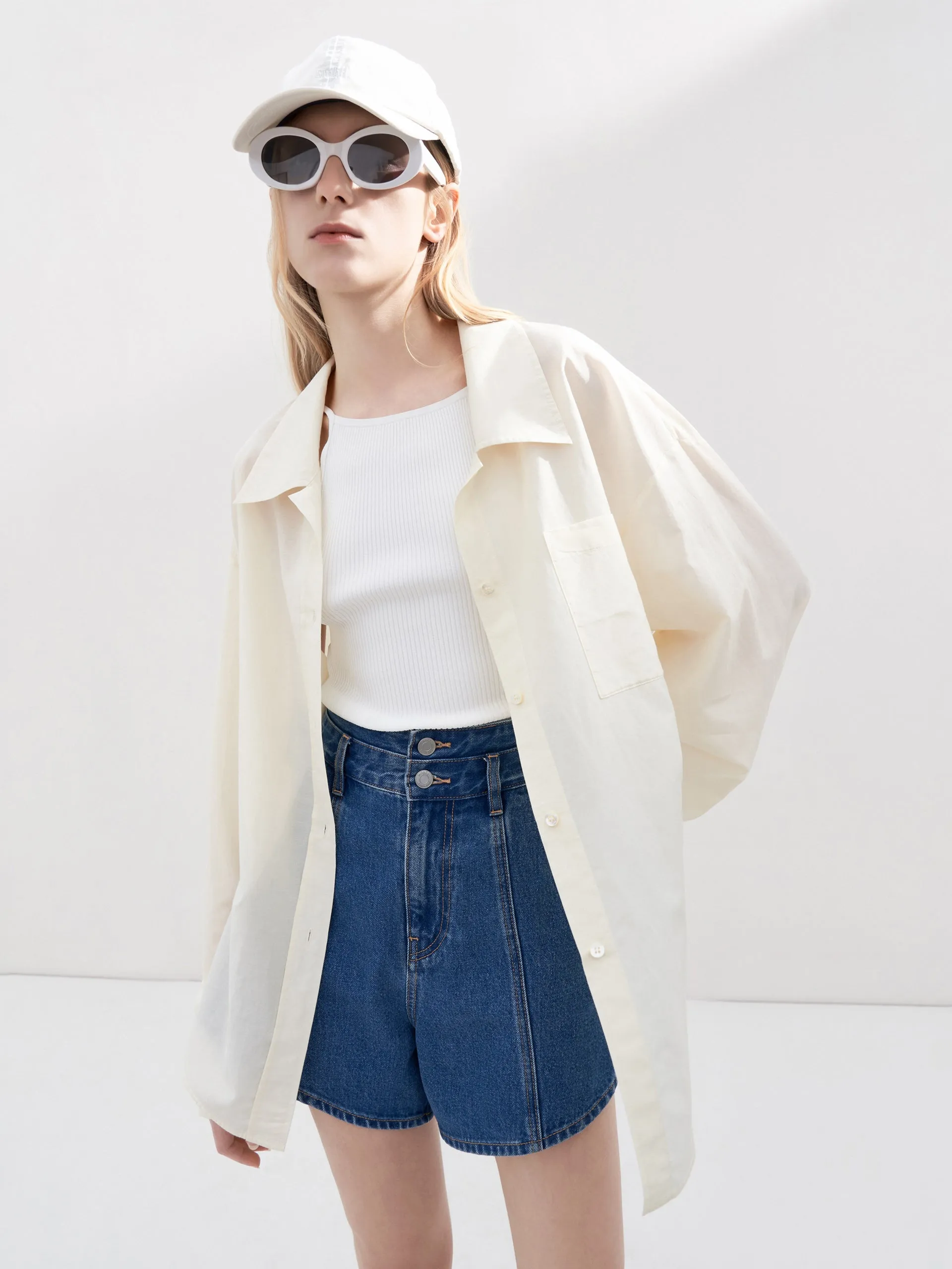 Oversized Split Shirt