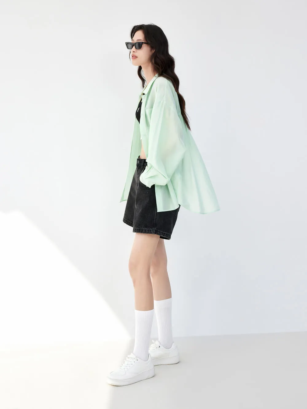 Oversized Split Shirt