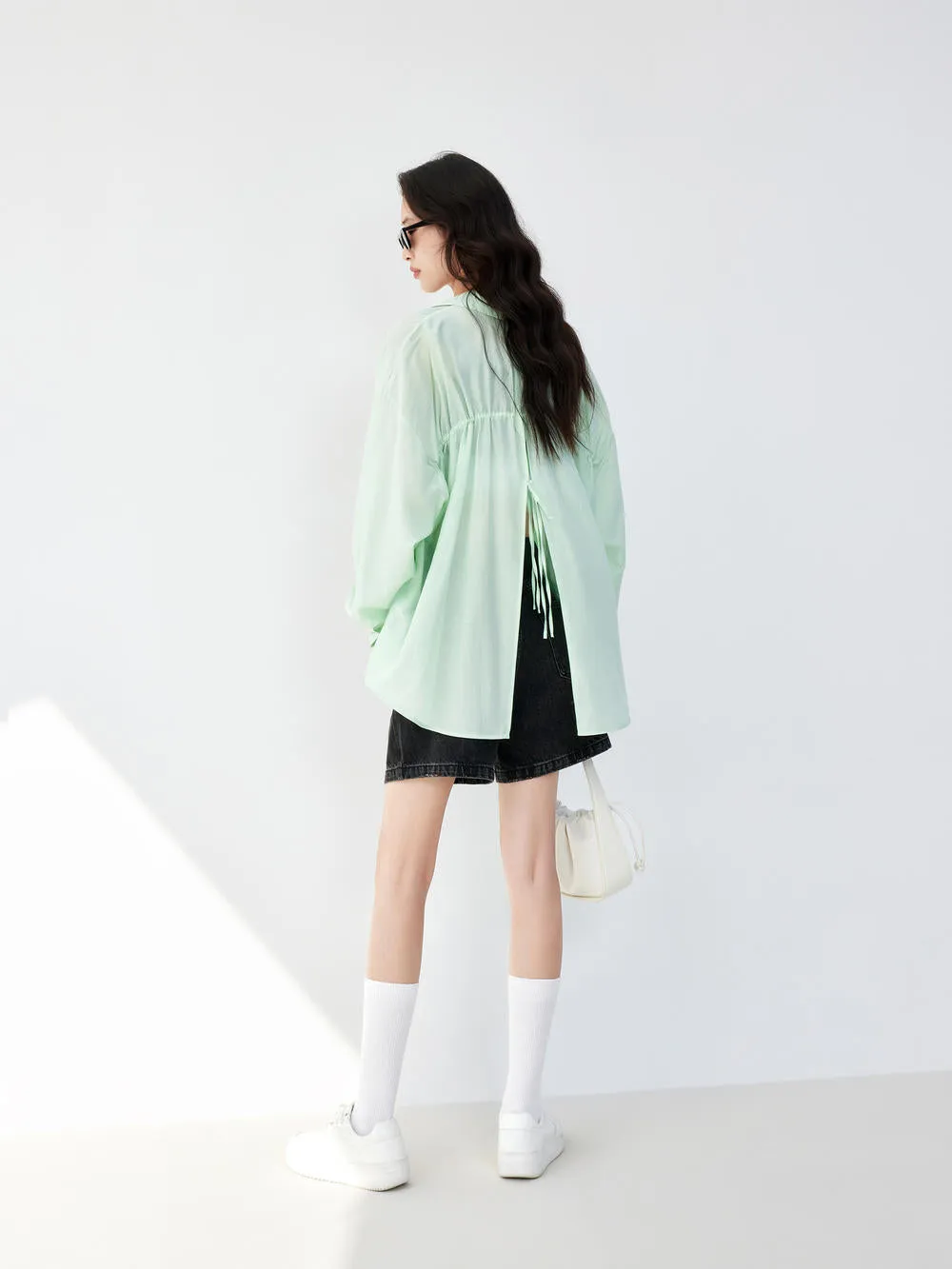 Oversized Split Shirt