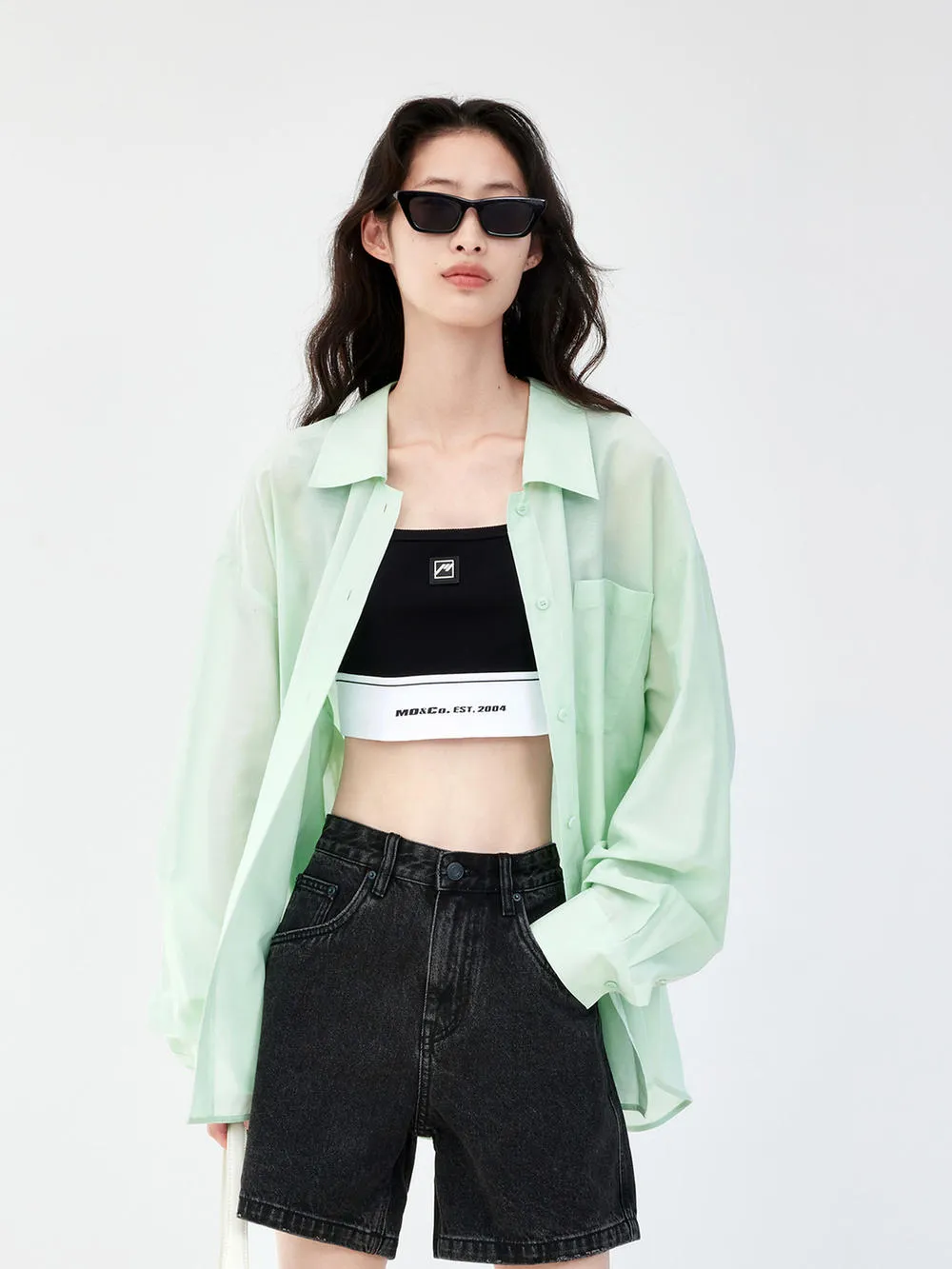 Oversized Split Shirt