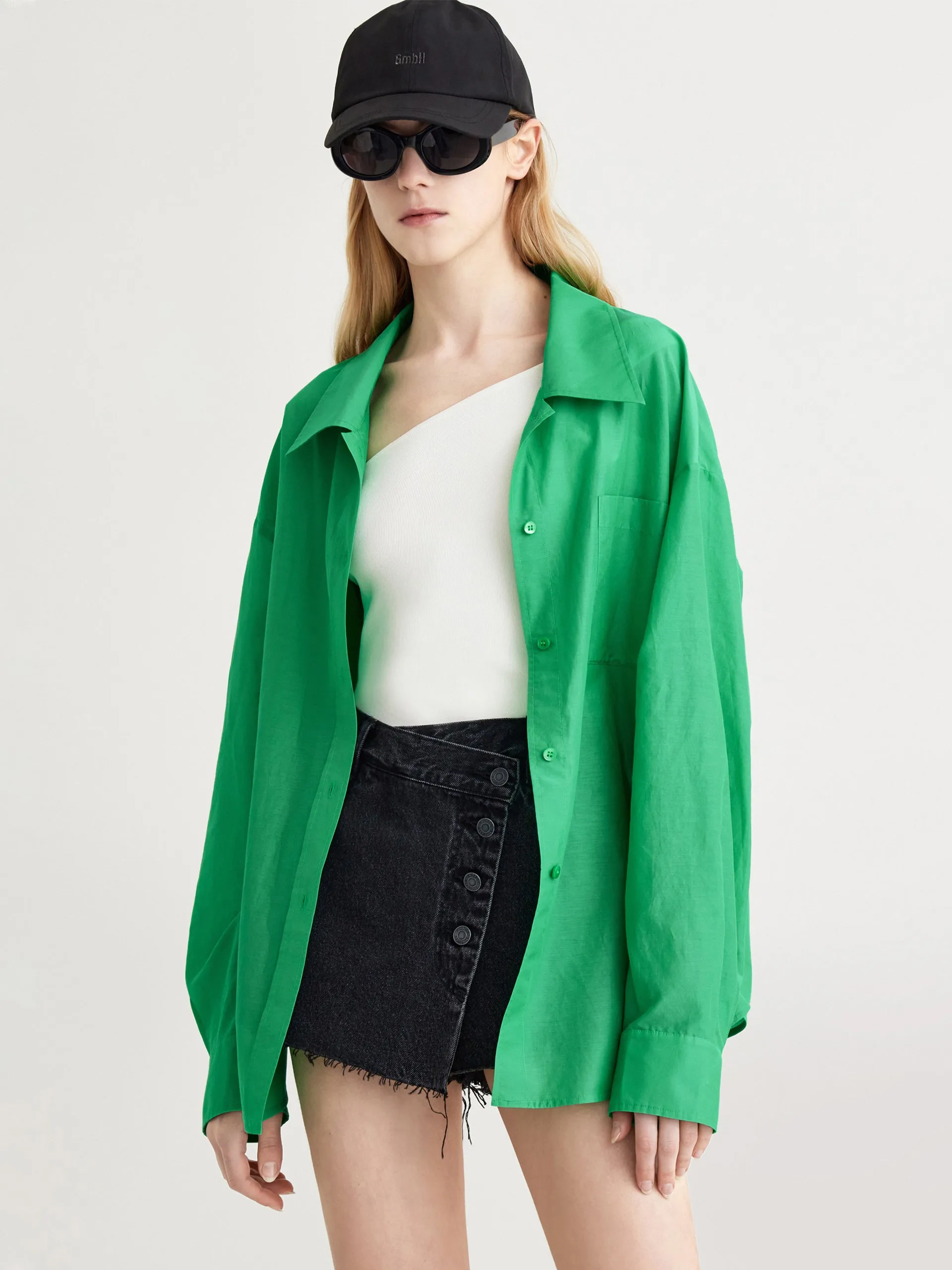 Oversized Split Shirt