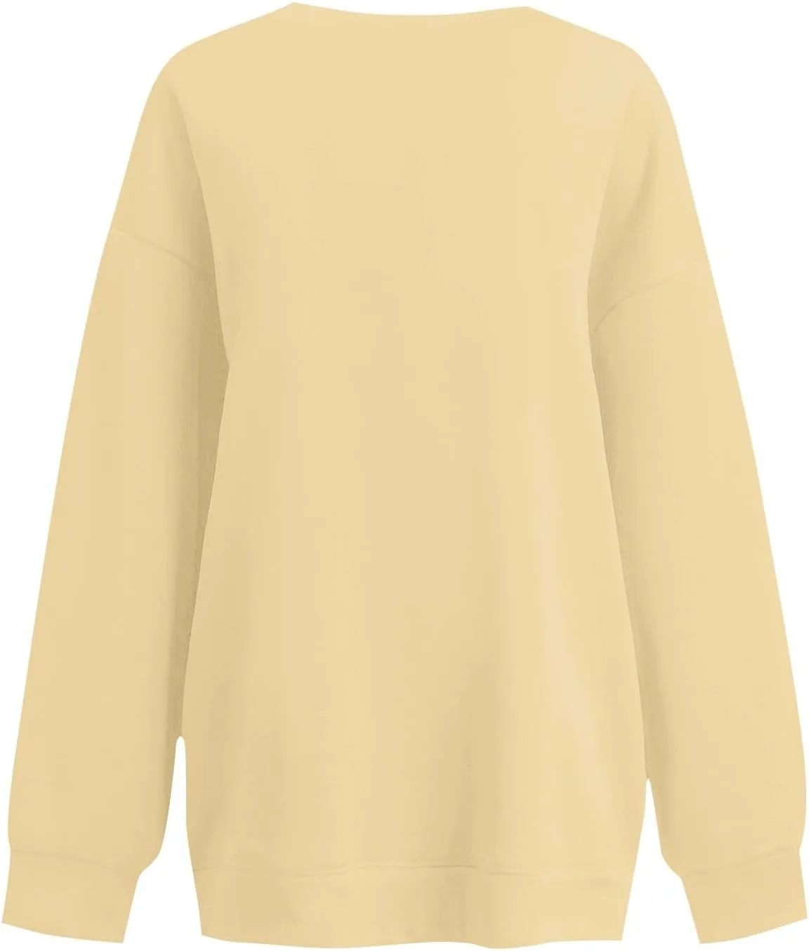 Oversized Sweatshirt For Women,2024 Fall Casual Crewneck Pullover Sweatshirt Soft Comfy Fleece Long Sleeve Sweatshirt