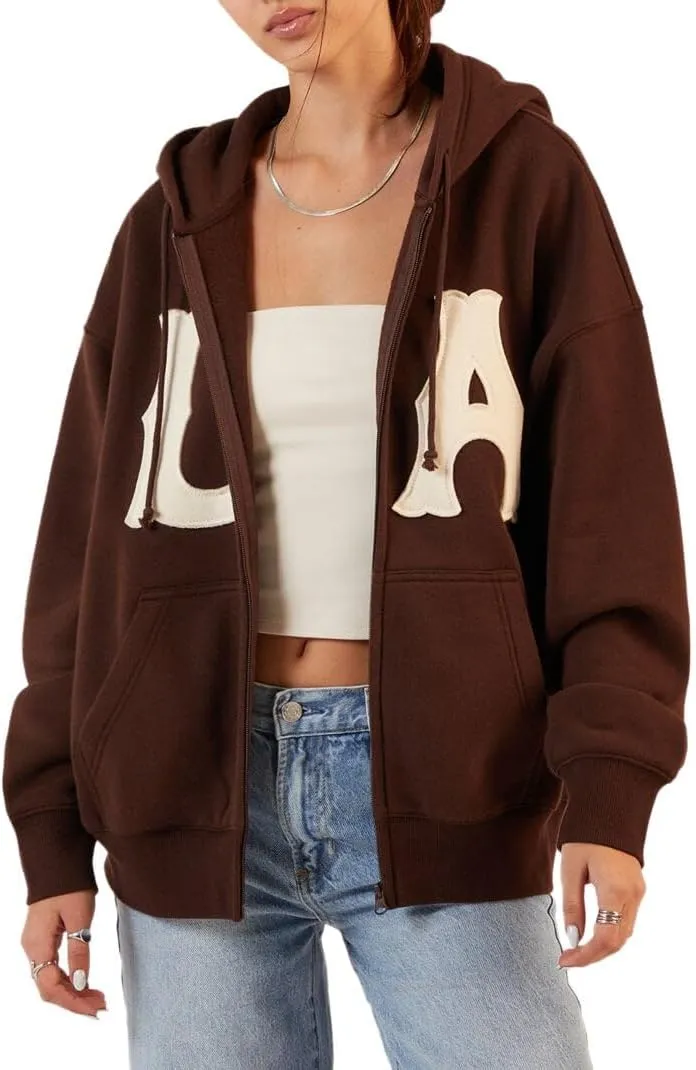 PacSun Women's LA Zip Up Hoodie