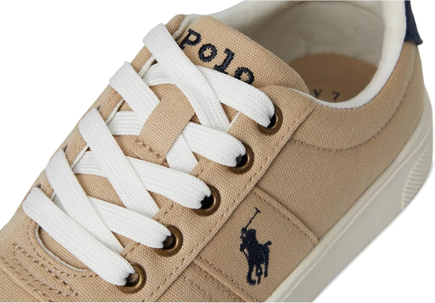 POLO RALPH LAUREN Women's Frazier Casual Canvas (Little Kid) Sneaker