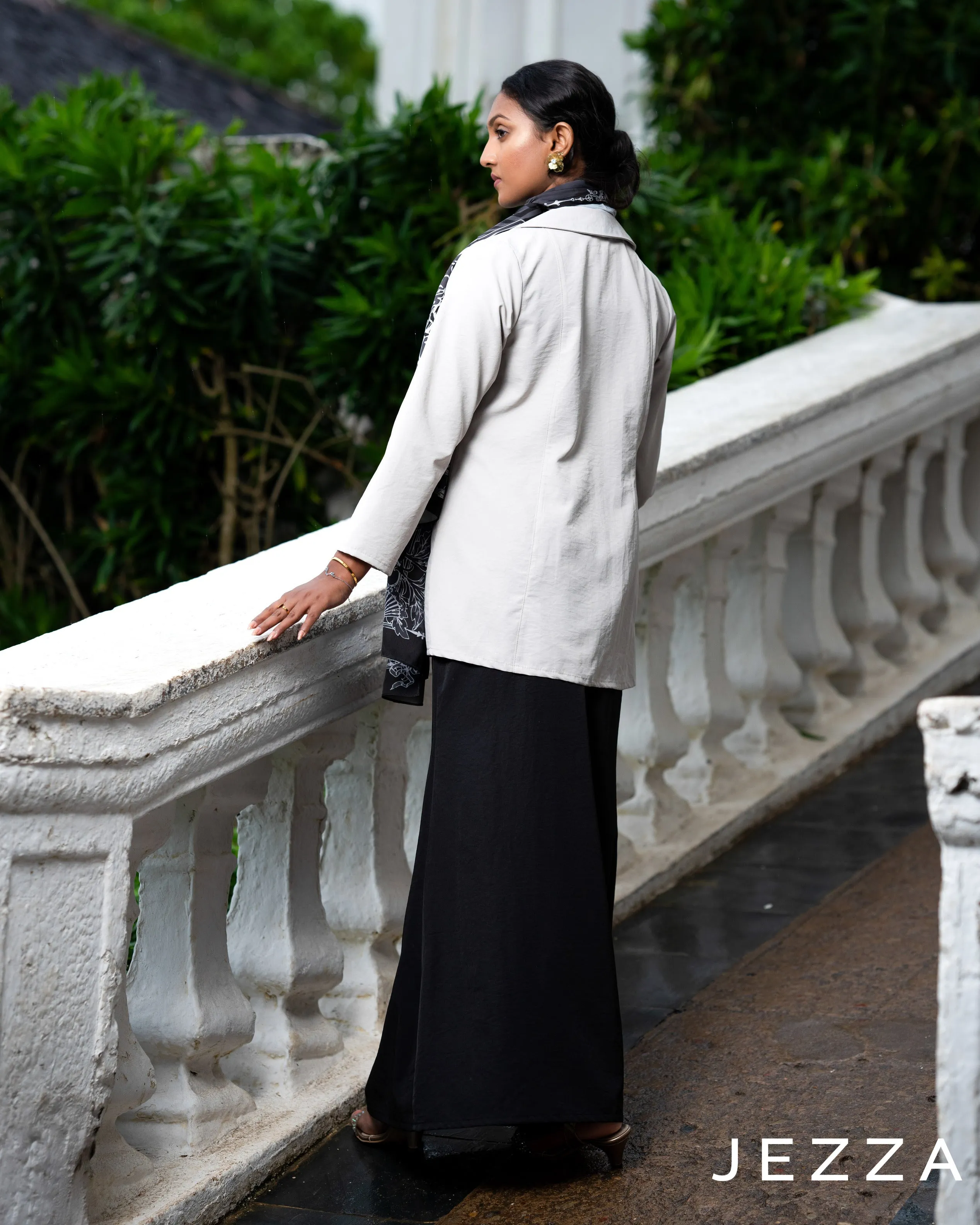 Poly-Cotton Ankle Skirt 62571