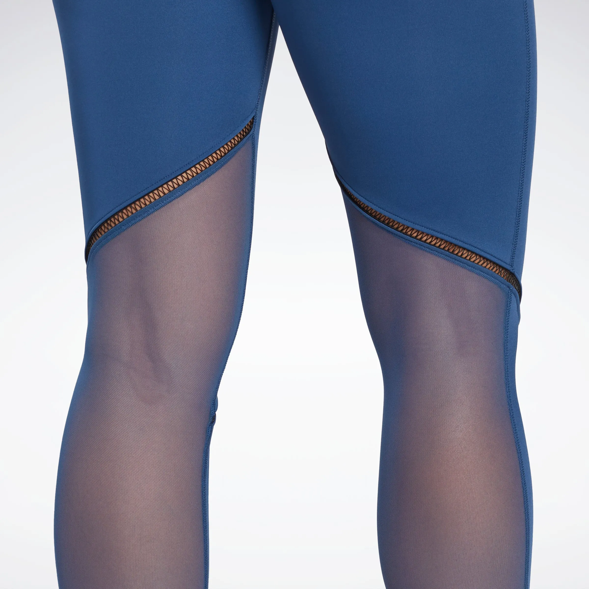 Reebok Apparel Women Lux Perform Perforated Leggings Batblu
