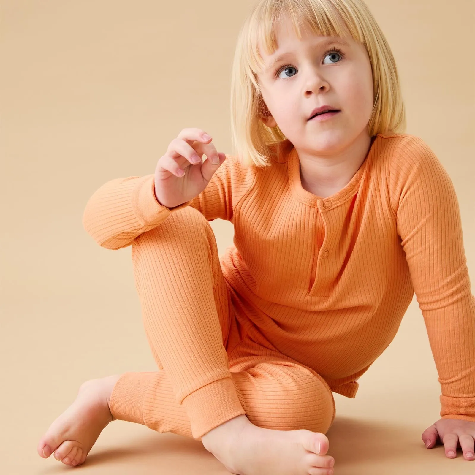 Ribbed Pajama Set