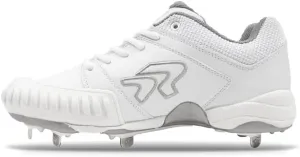 Ringor Flite Metal Softball Spikes with Pitching Toe for Women | Performance, Durability, and Superior Traction | Designed for Female Athletes